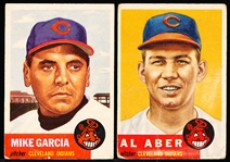 1953 Topps Bb- 2 Diff Indians