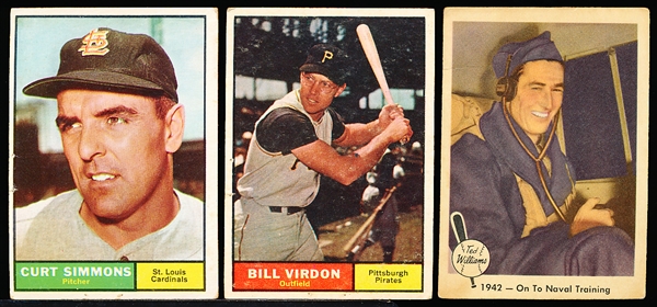 1961 Topps Bb- 21 Cards