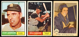 1961 Topps Bb- 21 Cards