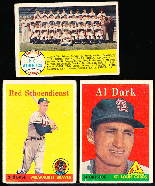 1958 Topps Bb- 50 Diff