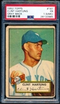1952 Topps Baseball “Gray Back”- #141 Clint Hartung, Giants- PSA FAIR 1.5 (MC)