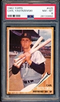 1962 Topps Baseball- #425 Carl Yastrzemski, Red Sox- PSA NM-MT 8