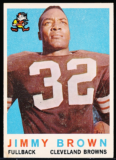 1959 Topps Fb- #10 Jim Brown, Browns- 2nd Year Card