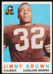 1959 Topps Fb- #10 Jim Brown, Browns- 2nd Year Card