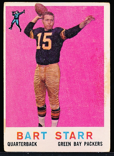 1959 Topps Fb- #23 Bart Starr, Packers