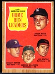1962 Topps Baseball- #53 AL Home Run Leaders (Maris ’61)