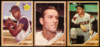 1962 Topps Baseball- 21 Diff
