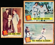 1962 Topps Baseball- 3 Diff Babe Ruth Specials