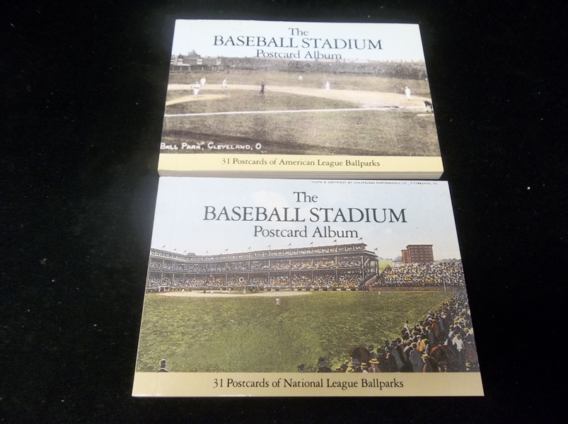 1990 Taylor Publishing Co. “The Baseball Stadium Postcard Album”- 2 Diff. (One A.L., One N.L.)
