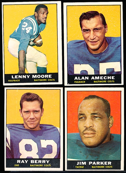 1961 Topps Fb- 4 Baltimore Colts