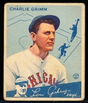 1934 Goudey Bb- #3 Charlie Grimm, Cubs