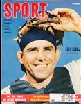 October 1955 Sport Magazine Bsbl.- Yogi Berra Cover