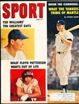 June 1959 Sport Magazine Bsbl.- Mickey Mantle/Ted Williams Cover