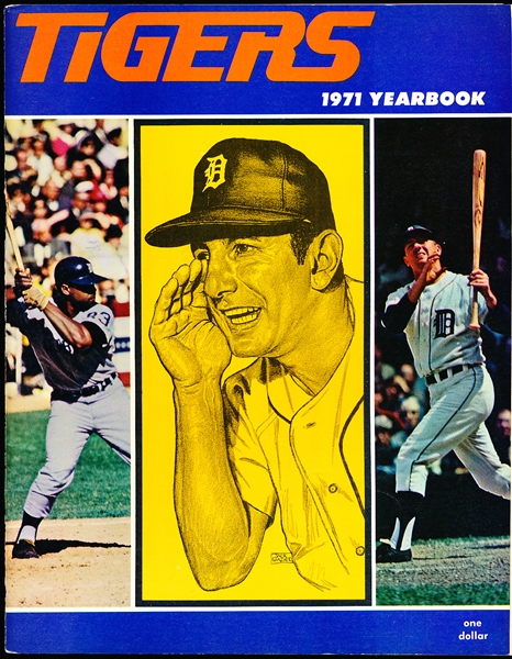 1971 Detroit Tigers Bsbl. Yearbook