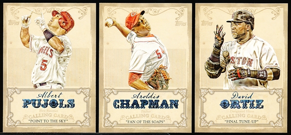 2013 Topps Bb- “Calling Card” Complete Insert set of 15