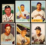 Six Vintage Baseball Cards