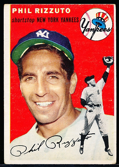 1954 Topps Bb- #17 Phil Rizzuto, Yankees