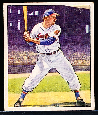 1950 Bowman Bb- #7 Jim Hegan, Indians- Low Series
