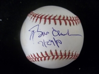 President Bill Clinton Autographed Baseball