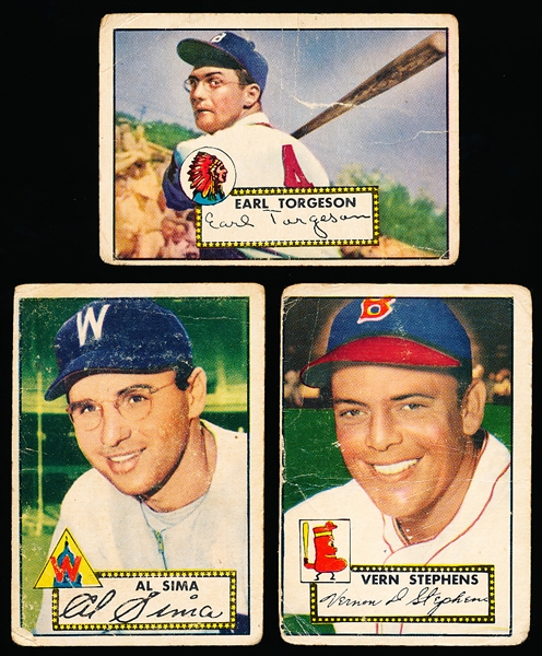 1952 Topps Bb- 6 Diff