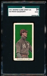 1911 E94 George Close Candy Co.- Patsy Dougherty, N.Y. Amer- Dark Green Background- SGC 30 (Good 2)