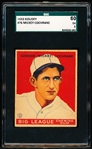1933 Goudey Baseball- #76 Mickey Cochrane, Philadelphia A’s- SGC 60 (Ex 5)