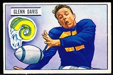1951 Bowman Fb- #42 Glenn Davis, Rams