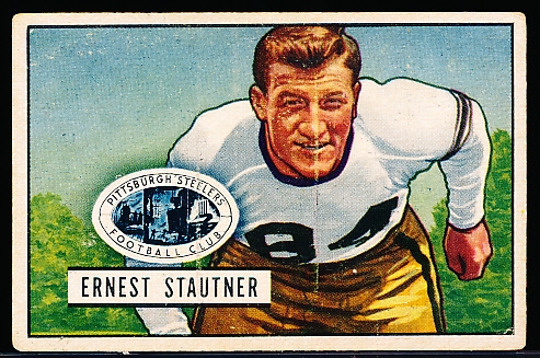 1951 Bowman Fb- #96 Ernie Stautner, Pitt