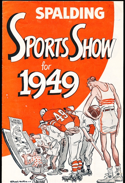Spalding Sports Show for 1949 Magazine