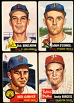1953 Topps Bsbl.- 11 Asst., 10 Diff. Cards