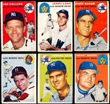 1954 Topps Bsbl.- 7 Asst., 6 Diff. Cards