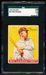1933 Goudey Baseball- #89 Tris Speaker, Kansas City Blues- SGC 20 (Fair 1.5)