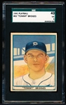 1941 Playball Bb- #65 Tommy Bridges, Detroit- SGC 40 (Vg 3)- Hi#.