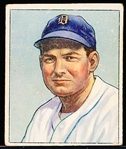 1950 Bowman Bb- #8 George Kell, Tigers