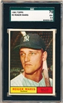 1961 Topps Baseball- #2 Roger Maris, Yankees- SGC 70 (Ex+ 5.5)
