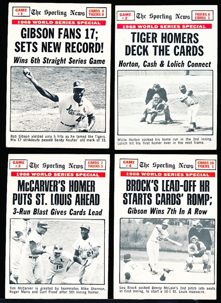 1969 Topps Baseball- World Series Set of 8