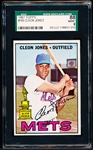 1967 Topps Baseball- #165 Cleon Jones, Mets- SGC 88 (Nm-Mt 8)