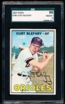 1967 Topps Baseball- #180 Curt Blefary, Orioles- SGC 88 (Nm-Mt 8)