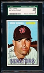 1967 Topps Baseball- #207 John Orsino, Senators- SGC 88 (Nm-Mt 8)