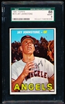 1967 Topps Baseball- #213 Jay Johnstone, Angels- SGC 88 (Nm-Mt 8)