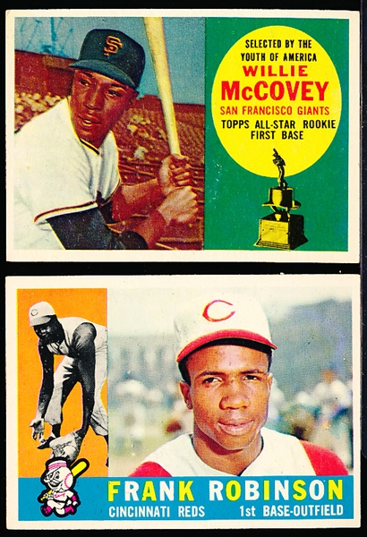 1960 Topps Baseball- 2 Stars