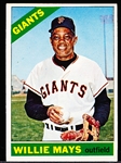 1966 Topps Baseball- #1 Willie Mays, Giants