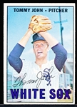 1967 Topps Bb- #609 Tommy John, White Sox- Hi# 