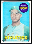 1969 Topps Bb- #260 Reggie Jackson, A’s- Rookie!