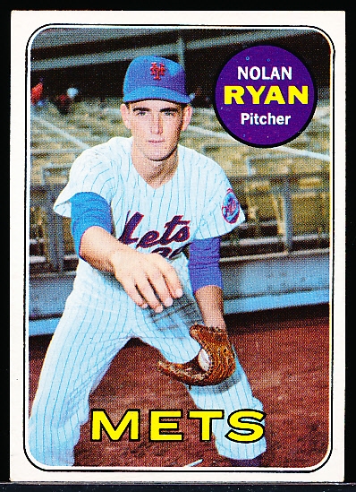 1969 Topps Bb- #533 Nolan Ryan, Mets