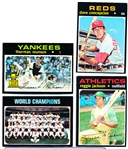 1971 Topps Baseball- 4 Diff