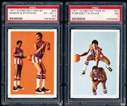 1971 Harlem Globetrotters Bask- Series of 84- 2 Diff PSA Graded