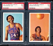 1971 Harlem Globetrotters Bask- Series of 84- 2 Diff PSA Graded