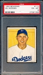 1950 Bowman Bb- #112 Gil Hodges, Dodgers- PSA Ex-Mt 6