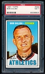 1967 Topps Bb- #599 Bob Duliba, A’s- PSA NM 7- Hi#.